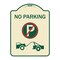 Signmission No Parking No Parking and Tow Truck Heavy-Gauge Aluminum Sign, 24" x 18", TG-1824-23818 A-DES-TG-1824-23818 - alternate 1